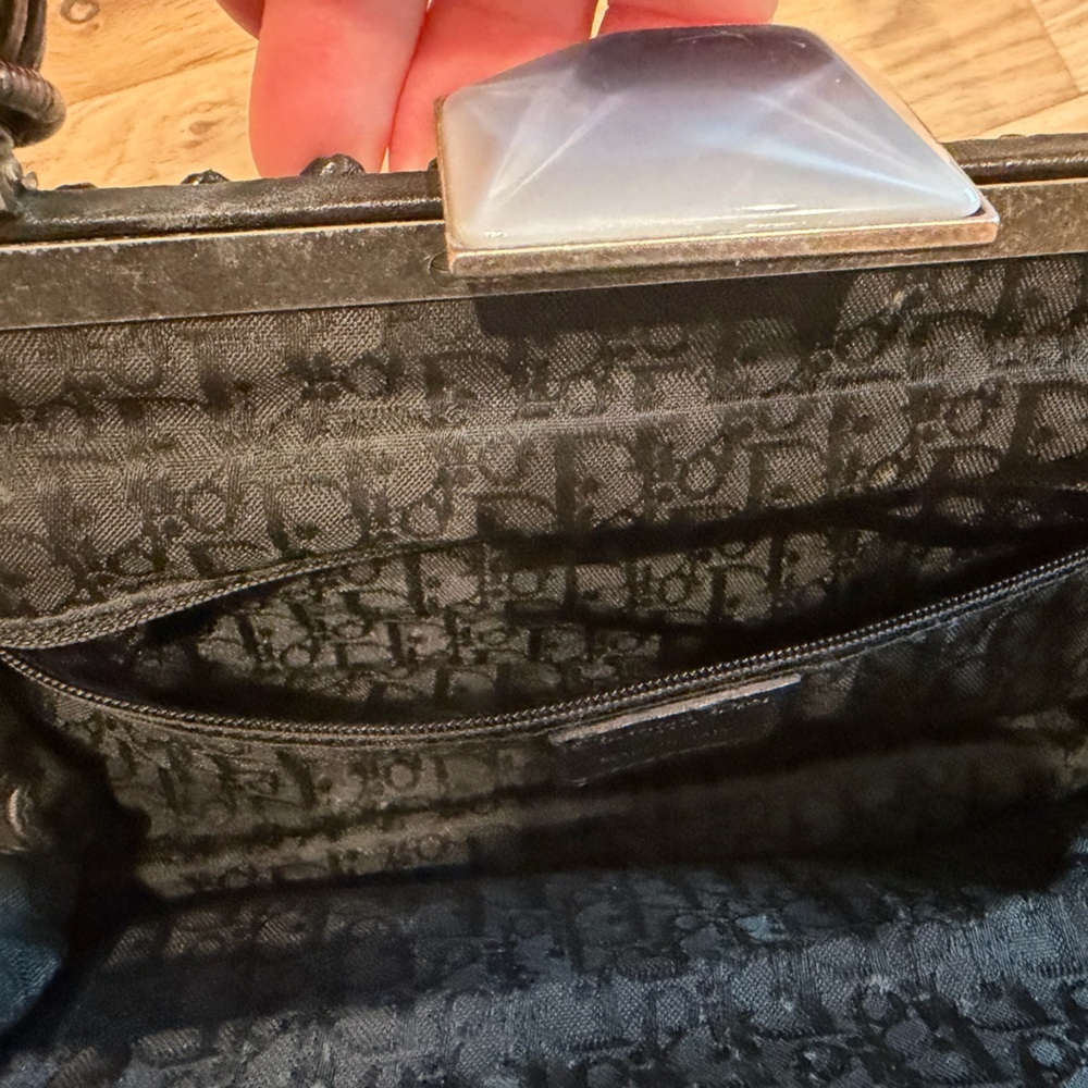 Dior Black and Silver Shoulder Bag - Picture 5 of 8
